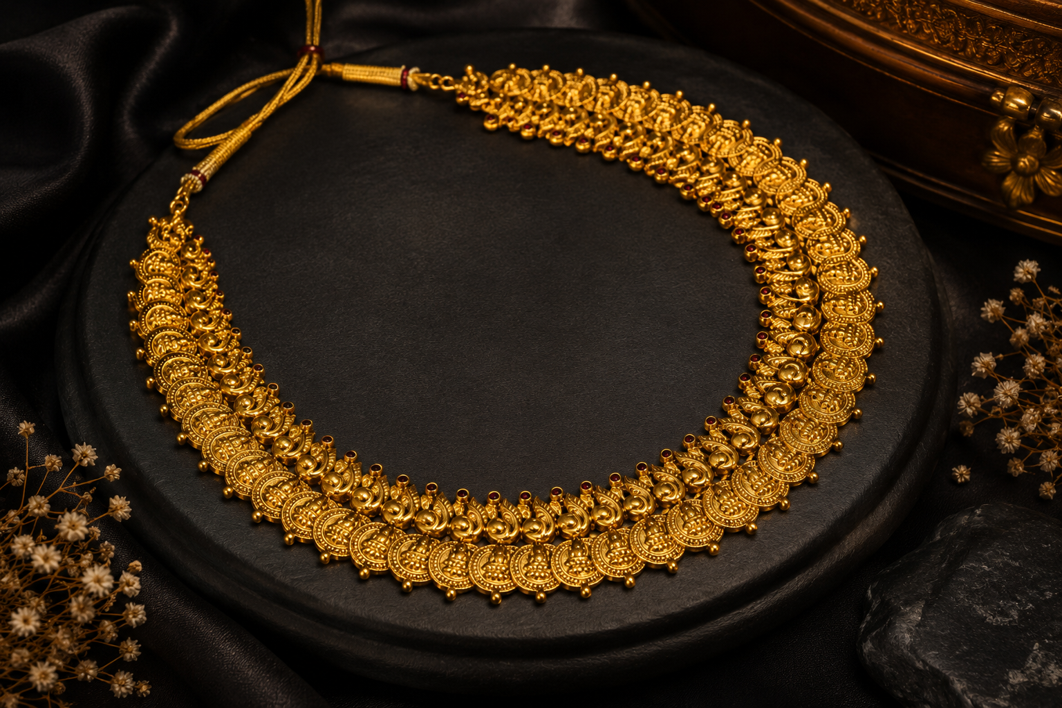 Lakshmi Coin Haram Necklace - Image 5