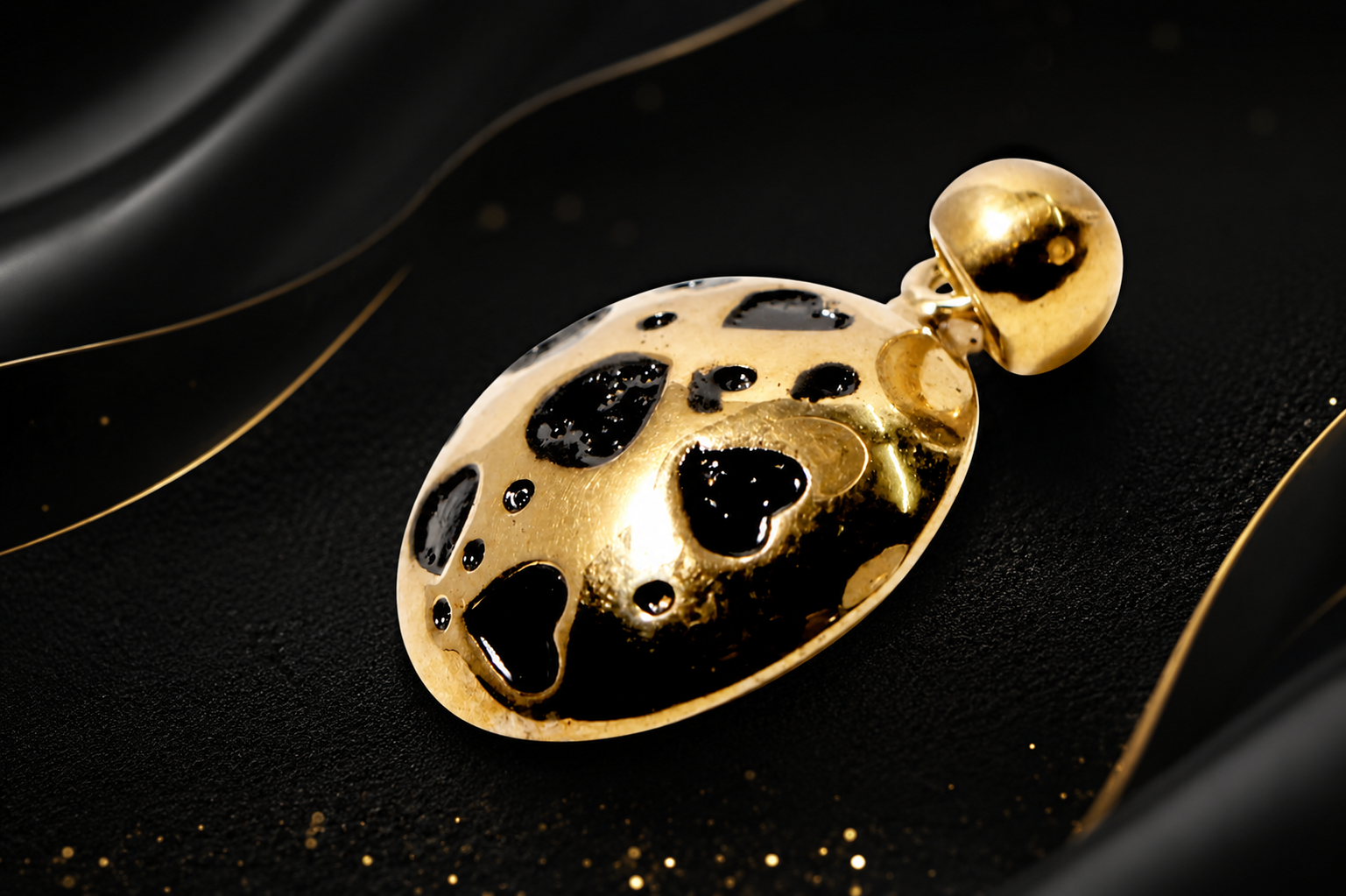 Heart Shape Oxidized Pendant - Image 4