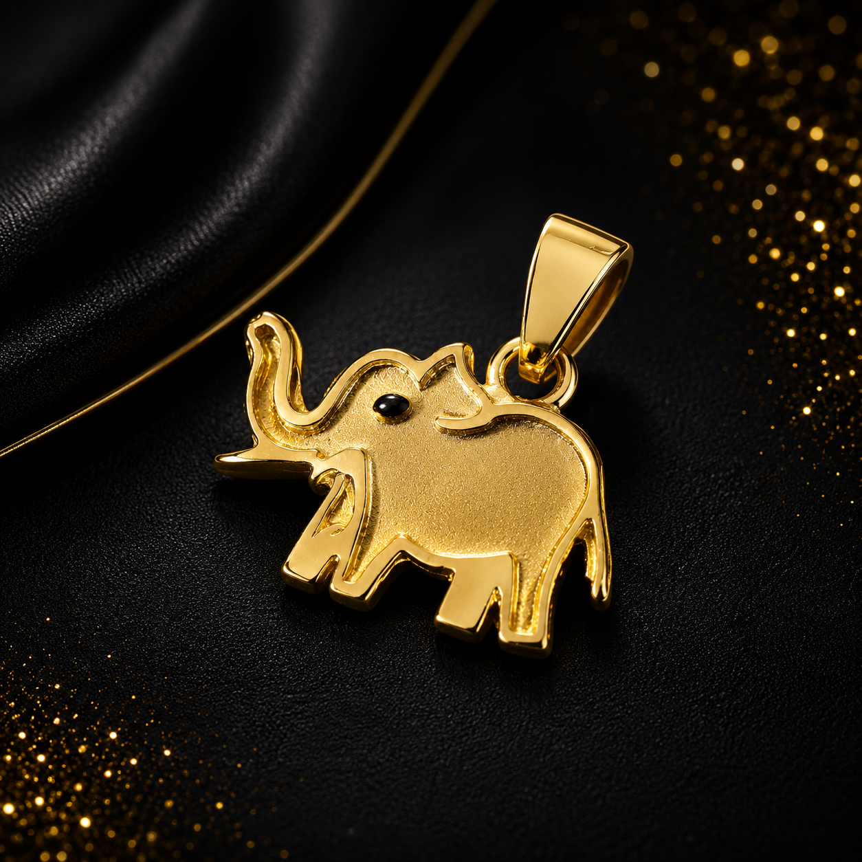 Tiny Elephant Lucky Charm Pendant - Image 4