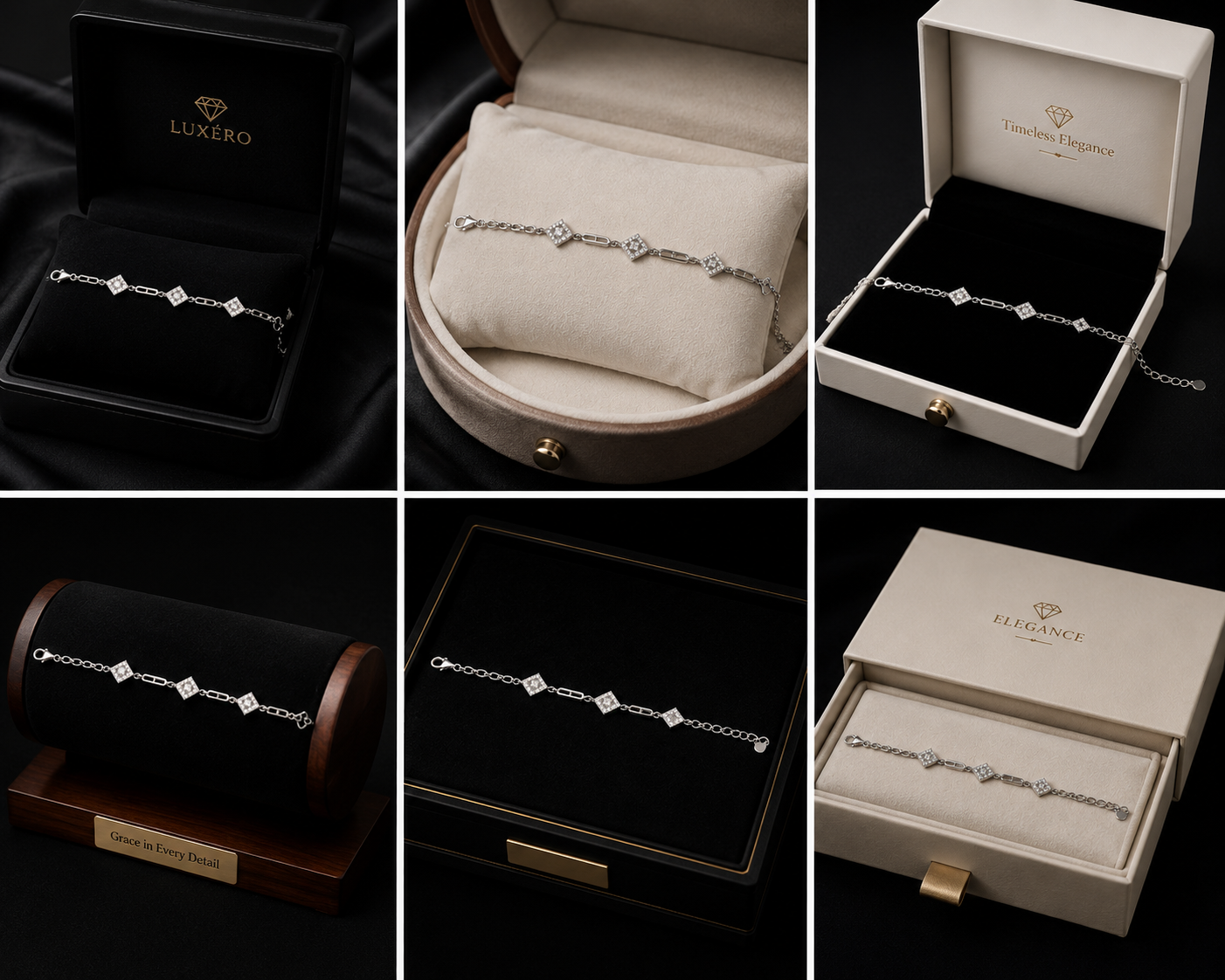 Diamond Cubic Zirconia Ladies Bracelet - Image 3