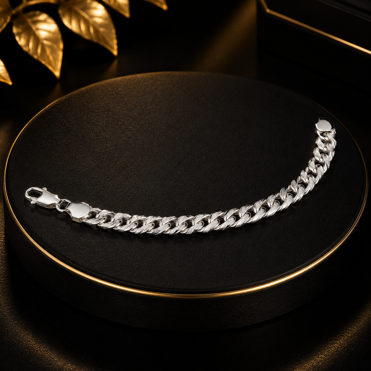 Regular Engraved Design Gents Bracelet - Image 4