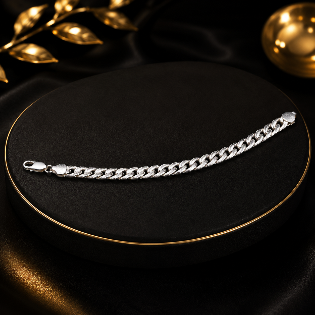 Regular Engraved Design Gents Bracelet - Image 5
