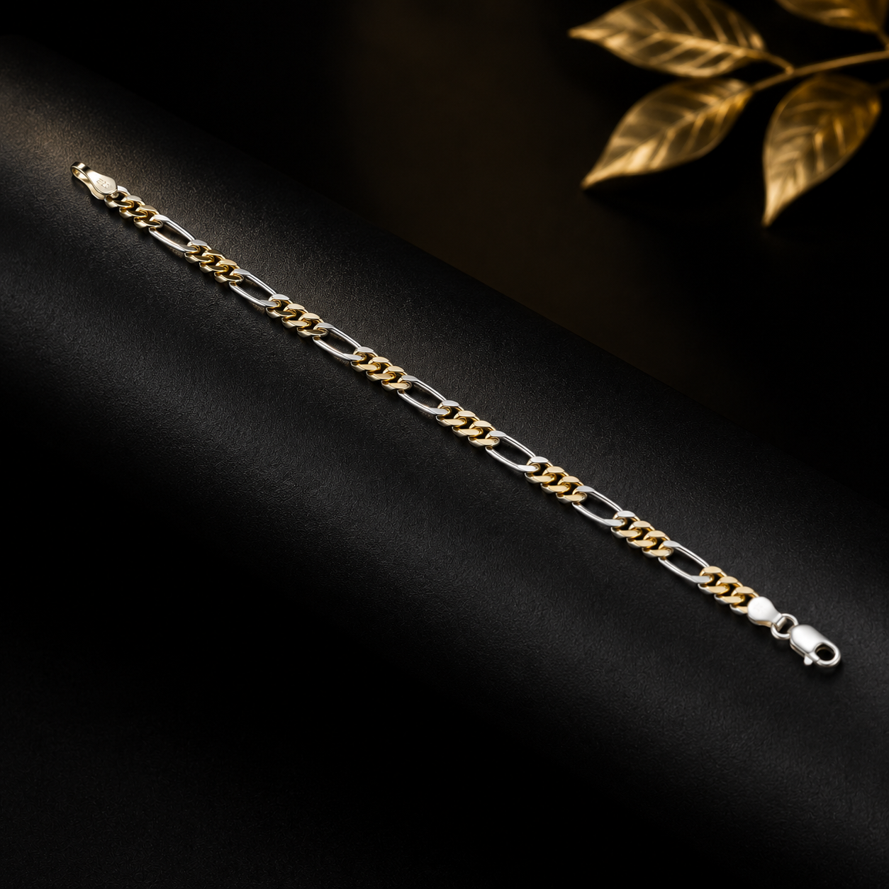 Regular Round & Oval Design Gents Bracelet - Image 4