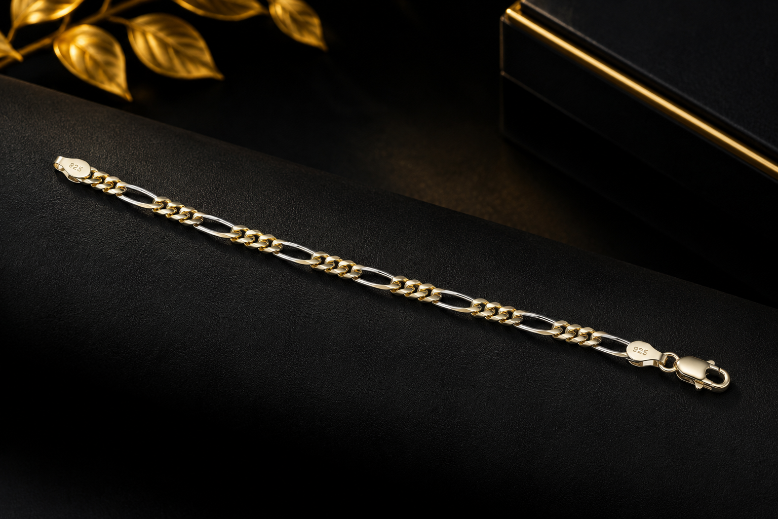 Regular Round & Oval Design Gents Bracelet - Image 3