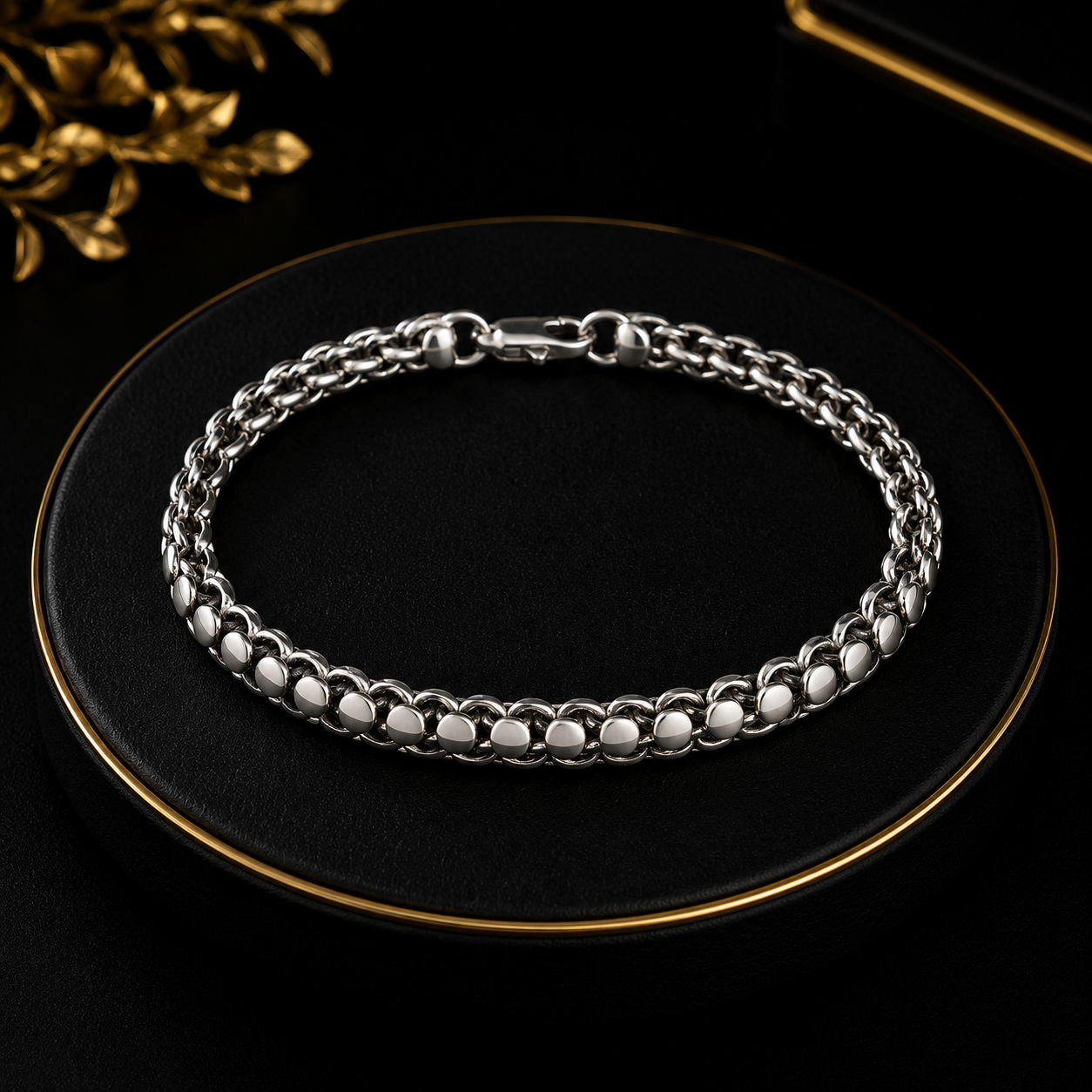 Plain Round Ball Unisex Bracelet - Image 7