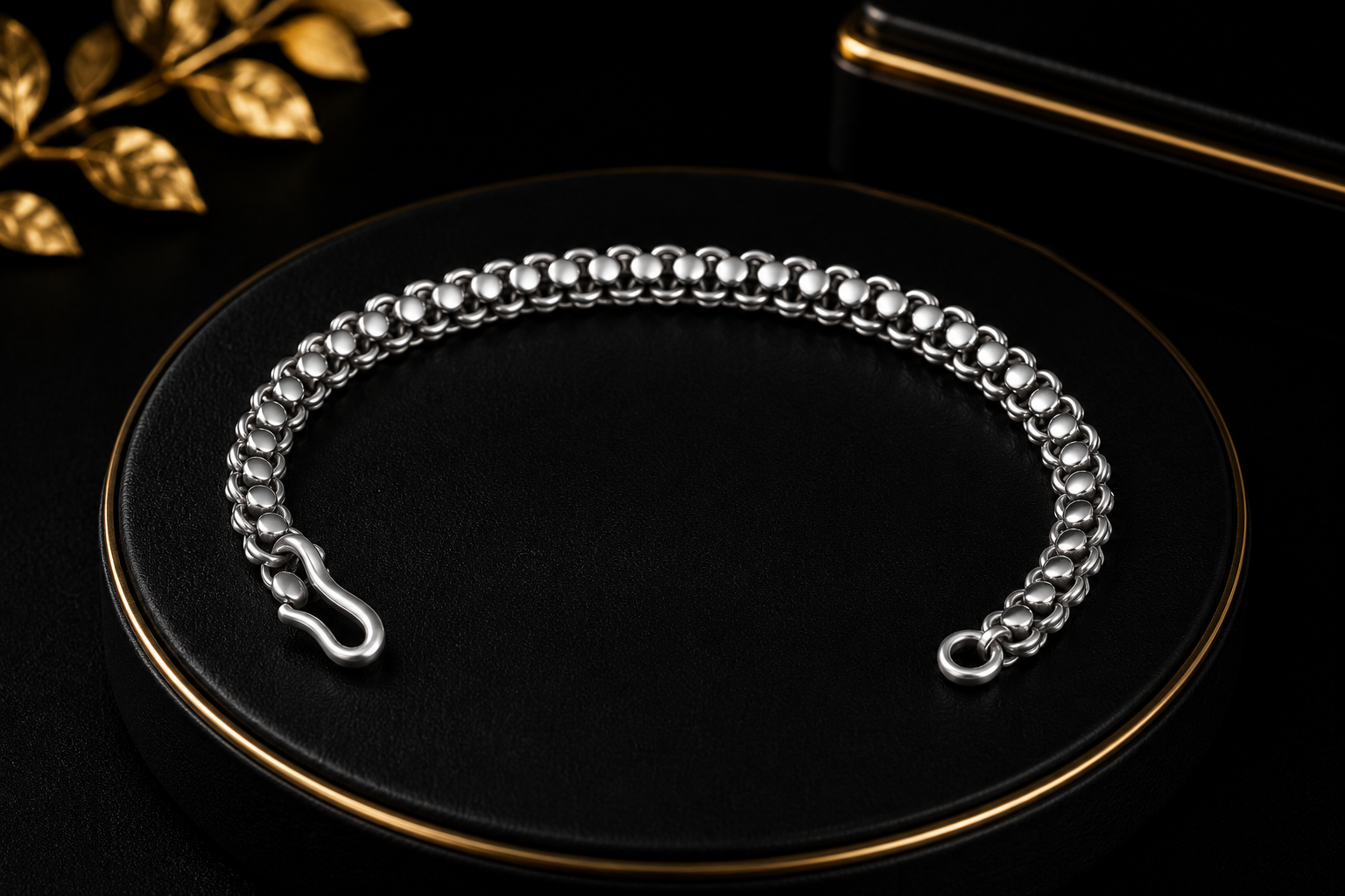 Plain Round Ball Unisex Bracelet - Image 5