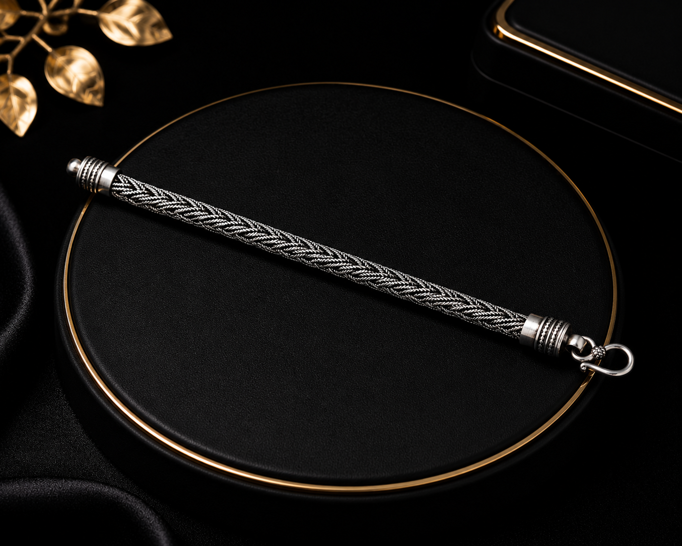 Rope Engraved Design Gents Bracelet - Image 5